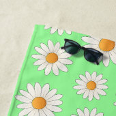 Helder Daisy Pattern – Bloemen Zomer Accessoire - Strandlaken (In situ)