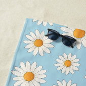 Helder Daisy Pattern – Bloemen Zomer Accessoire - Strandlaken (In situ)
