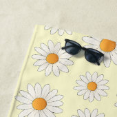 Helder Daisy Pattern – Bloemen Zomer Accessoire - Strandlaken (In situ)