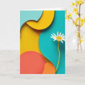 Helder Daisytuin Bloei Kaart (Gele Bloem)