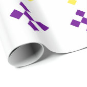 Helder damast inpakpapier (Rol Hoek)