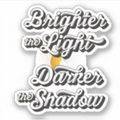 Helder de lichte Sticker van Vinyl (Voorkant)