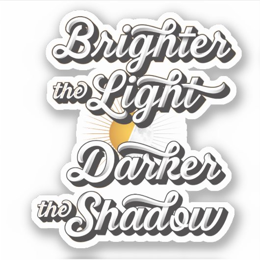 Helder de lichte Sticker van Vinyl (Voorkant)