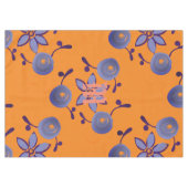 Helder decoratief groot bloemenpatroon tafelkleed (Voorkant (Horizontaal))