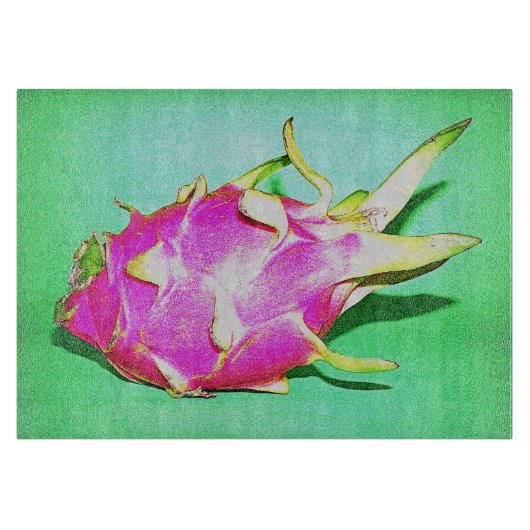 "Helder Drakenfruit" Mooie Foto. Koop Nu Snijplank (Voorkant)