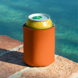Helder Echte Oranje Effen Kleur Blikjeskoeler