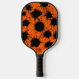 Helder Echte Oranje Effen Kleur Pickleball Paddle