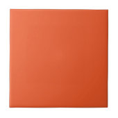 Helder effen oranje achtergrond tegeltje (Voorkant)