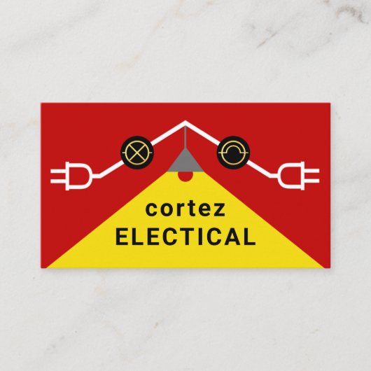 Helder Elektrisch Dakraam Circuit Frame Visitekaartje (Voorkant)