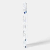 Helder en Blauw en Grijs Spatten Case-Mate iPhone Case (Achterkant / Rechts)
