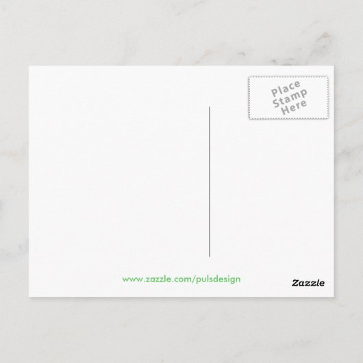 Helder en gedurfd Briefkaart (Achterkant)