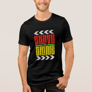 Helder en glanzend Tri-Blend shirt