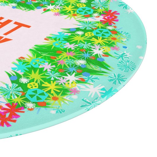 Helder en glanzend Wreath Snijplank (Hoek)