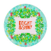 Helder en glanzend Wreath Snijplank (Voorkant)