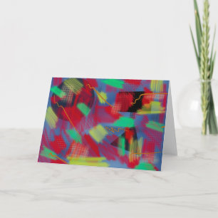 Helder en goedkoop Abstract digitaal kunstwerk lee Kaart