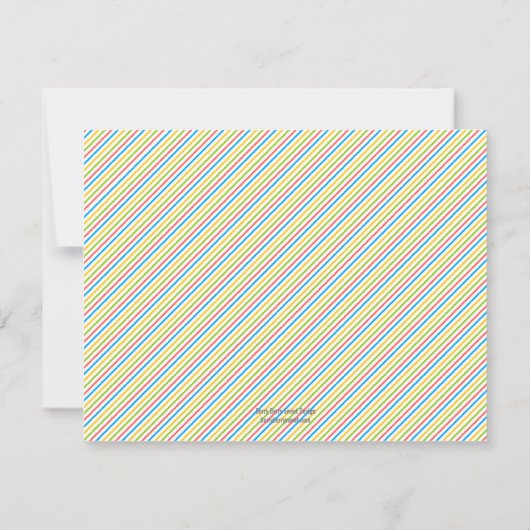 Helder en kleurrijk bedankt (Achterkant)