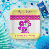 Helder en kleurrijk Beer Papieren Bordje (Feest)