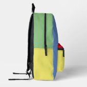Helder en kleurrijk gepersonaliseerd bedrukte rugzak (Links)