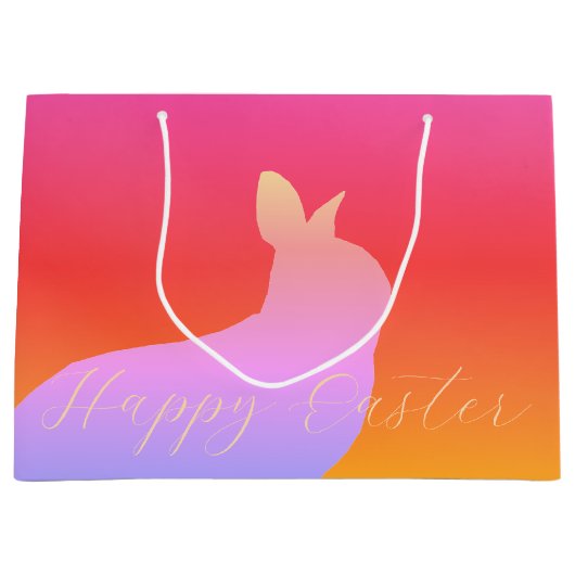 Helder en kleurrijk groot cadeauzakje (Voorkant)