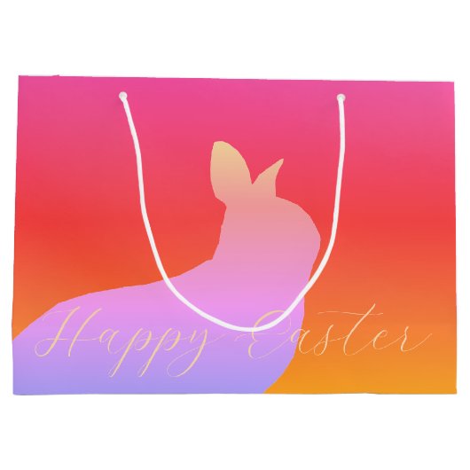 Helder en kleurrijk groot cadeauzakje (Achterkant)