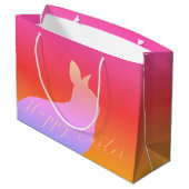 Helder en kleurrijk groot cadeauzakje (Achterkant Gekanteld)