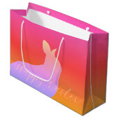 Helder en kleurrijk groot cadeauzakje (Voorkant Gekanteld)