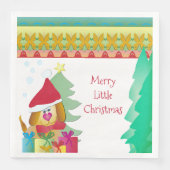 Helder en kleurrijk servet (Voorkant)