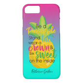Helder en kleurrijk zijn een ananas Case-Mate iPhone case (Achterkant)