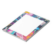 Helder en kleurrijke Abstracte marmering Notitieblok (Linkerzijde)