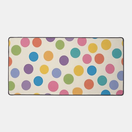 Helder en leuk Abstract Hexagon ontwerp Bureaumat (Voorkant)