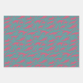 Helder en leuk trendy moderne Loch Ness Monster Inpakpapier Vel (Voorkant 2)