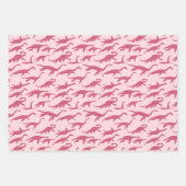 Helder en leuk trendy moderne Loch Ness Monster Inpakpapier Vel (Voorkant)