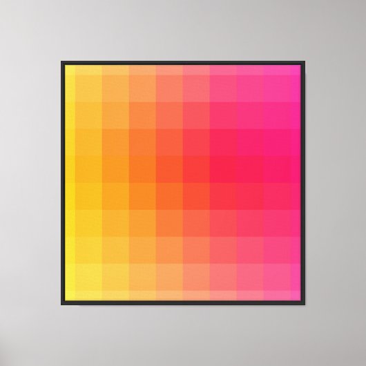 Helder en levendig ontwerp canvas afdruk (Voorkant)