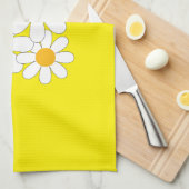 Helder en Moedige Madelief Theedoek (Quarter Fold)
