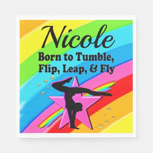 HELDER EN MOOI GYMNAST MEISJE ONTWERP SERVET (Voorkant)