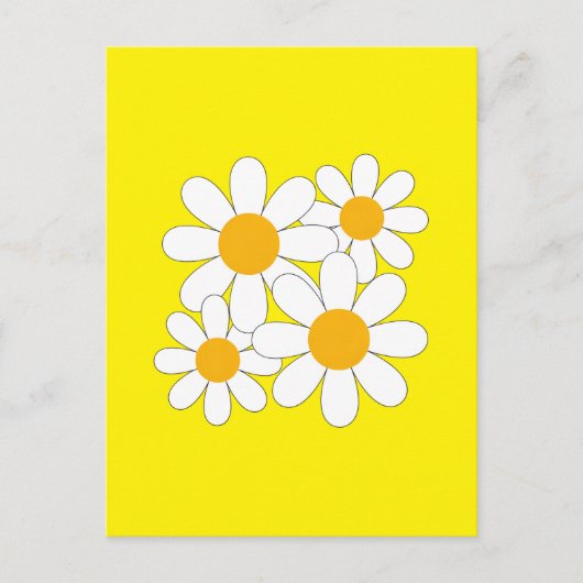 Helder en Mooi Madeliefje Briefkaart (Voorkant)