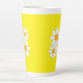 Helder en Mooi Madeliefje Latte Mok (Voorkant)