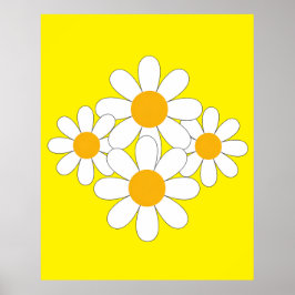 Helder en Mooi Madeliefje Poster