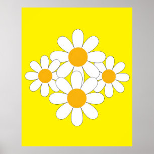 Helder en Mooi Madeliefje Poster