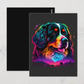 Helder en mooie Berner Sennenhond Briefkaart (Voorkant / Achterkant)