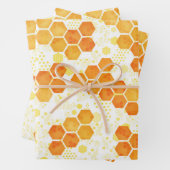 Helder en oud Honeycomb Inpakpapier Vel (In situ)