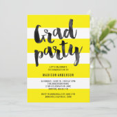 Helder en vet | Uitnodiging tot Afstuderen (Staand voorkant)