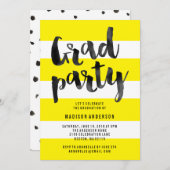 Helder en vet | Uitnodiging tot Afstuderen (Voorkant / Achterkant)