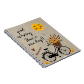 Helder en vrolijk! Begin je dag Notitieboek (Rechterzijde)