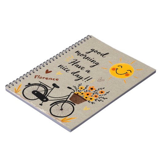 Helder en vrolijk! Begin je dag Notitieboek (Linkerzijde)