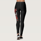 Helder en vrolijk kerstfeest leggings (Achterkant)