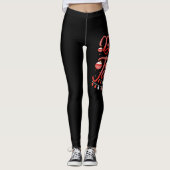 Helder en vrolijk kerstfeest leggings (Voorkant)