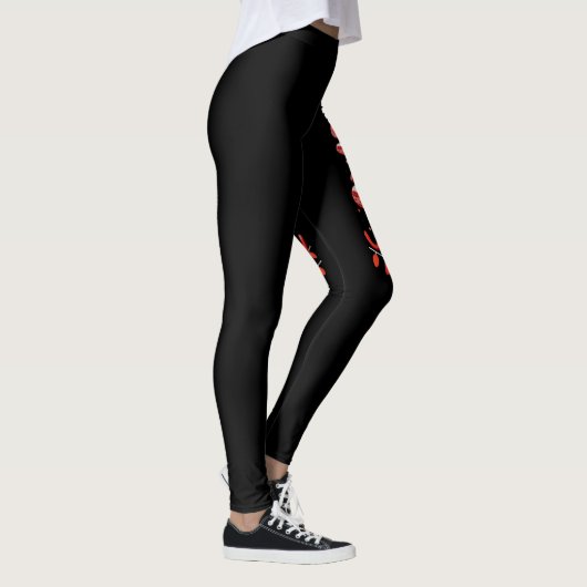 Helder en vrolijk kerstfeest leggings (Rechts)