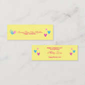 Helder en vun voor zorgverleners 24 Zeven Mini Visitekaartje (Voorkant / Achterkant)