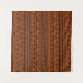 Helder etnisch streeppatroon. wandkleed (Voorkant (horizontaal))